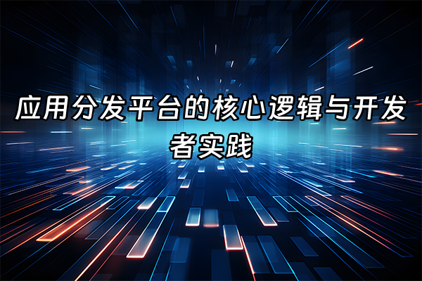 +应用分发平台的核心逻辑与开发者实践+