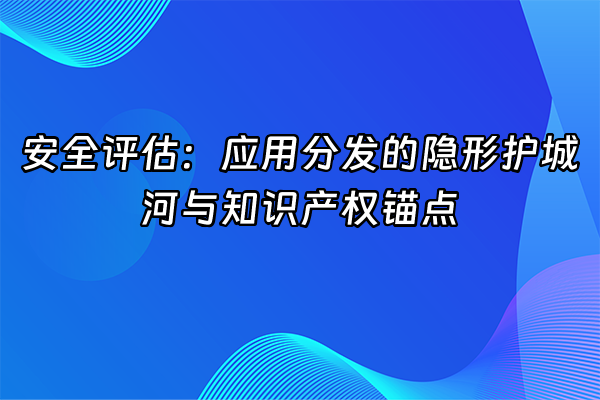 +安全评估：应用分发的隐形护城河与知识产权锚点+