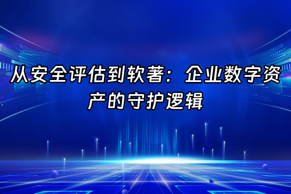 +从安全评估到软著：企业数字资产的守护逻辑+